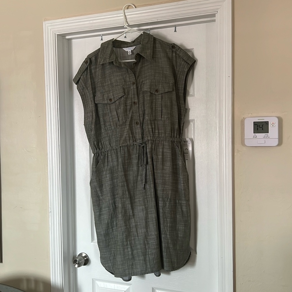 Time and Tru grey/green dress